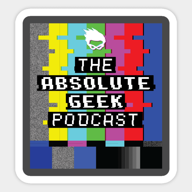 Please Stand By Sticker by Absolute Geek Podcast